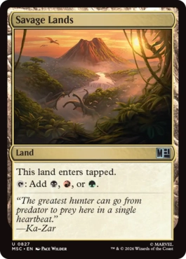 Savage Lands - Magic: The Gathering - MSC Near Mint Inglés
