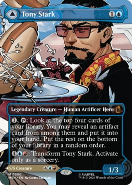 Tony Stark - Magic: The Gathering - MSH-BF Near Mint Inglés