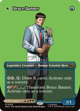 Bruce Banner - Magic: The Gathering - MSH-BF Near Mint Inglés