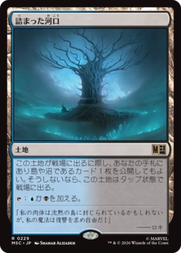 Choked Estuary - Magic: The Gathering - MSC Near Mint Japonés