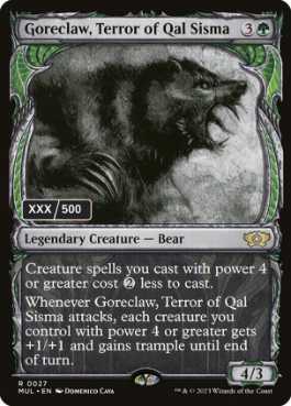 Goreclaw, Terror of Qal Sisma - Magic: The Gathering - MUL Near Mint Inglés