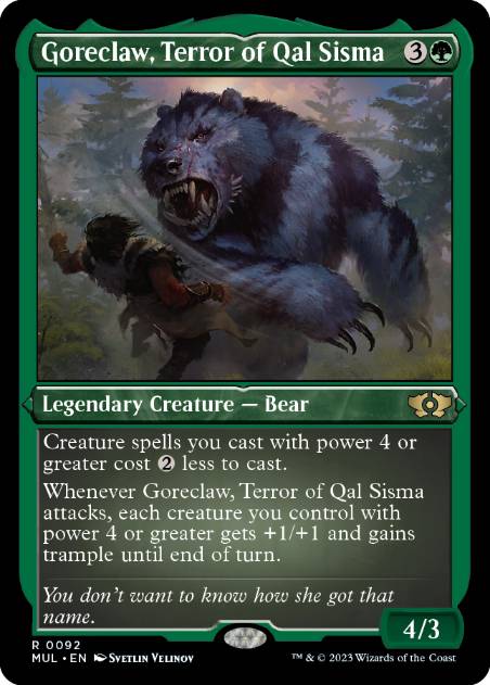 Goreclaw, Terror of Qal Sisma - Magic: The Gathering - MUL Near Mint Inglés