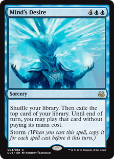 Mind's Desire - Magic: The Gathering - MvM Near Mint Japonés