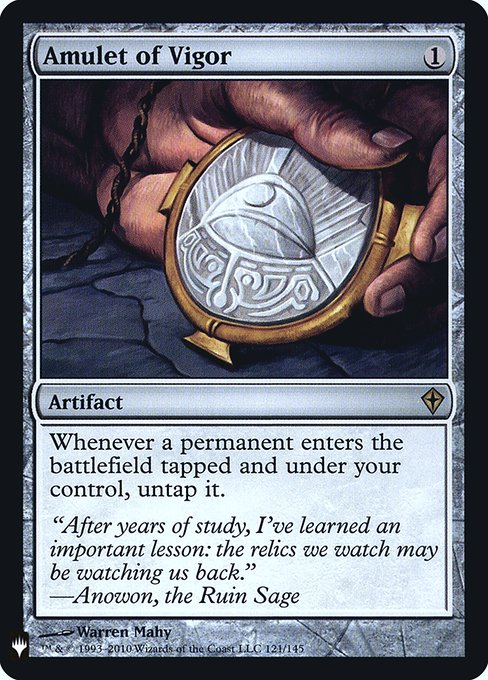 Amulet of Vigor - Magic: The Gathering - MB1 Near Mint Inglés