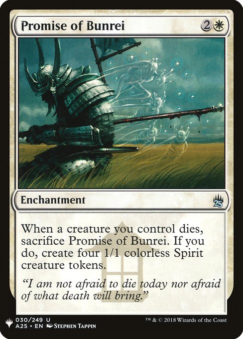 Promise of Bunrei - Magic: The Gathering - MB1 Near Mint Inglés