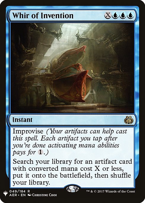 Whir of Invention - Magic: The Gathering - MB1 Near Mint Inglés