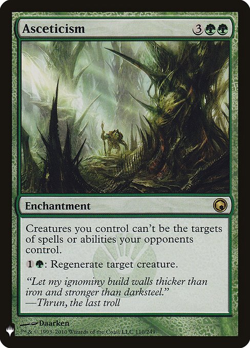 Asceticism - Magic: The Gathering - MB1 Near Mint Inglés