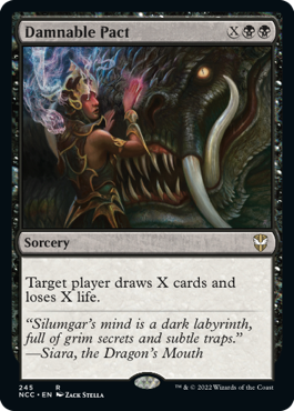 Damnable Pact - Magic: The Gathering - NCC Near Mint Inglés