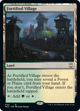 Fortified Village - Magic: The Gathering - NCC Near Mint Inglés