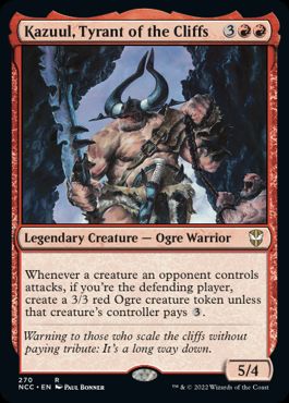 Kazuul, Tyrant of the Cliffs - Magic: The Gathering - NCC Near Mint Inglés