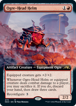 Ogre-Head Helm - Magic: The Gathering - NEO-BF Near Mint Inglés
