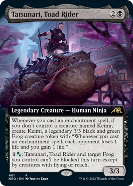Tatsunari, Toad Rider - Magic: The Gathering - NEO-BF Near Mint Inglés