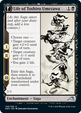 Life of Toshiro Umezawa - Magic: The Gathering - NEO Near Mint Inglés