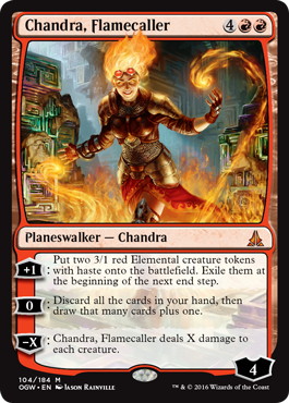 Chandra, Flamecaller - Magic: The Gathering - OGW Near Mint Inglés