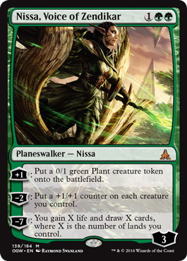 Nissa, Voice of Zendikar - Magic: The Gathering - OGW Near Mint Inglés