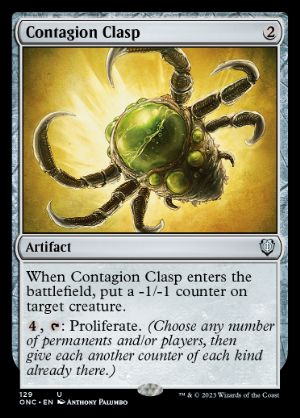 Contagion Clasp - Magic: The Gathering - ONC Near Mint Inglés