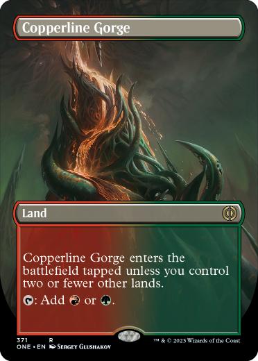 Copperline Gorge - Magic: The Gathering - ONE-BF Near Mint Inglés