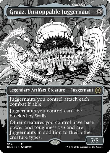 Graaz, Unstoppable Juggernaut - Magic: The Gathering - ONE-BF Near Mint Inglés