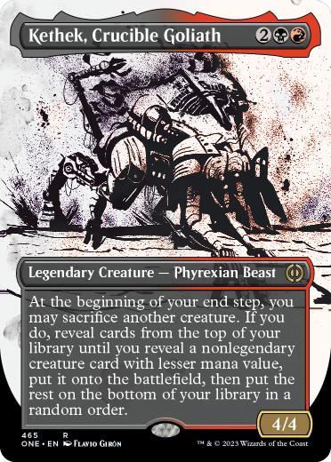 Kethek, Crucible Goliath - Magic: The Gathering - ONE-BF Near Mint Inglés