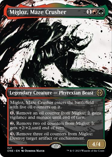 Migloz, Maze Crusher - Magic: The Gathering - ONE-BF Near Mint Inglés