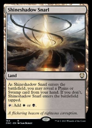 Shineshadow Snarl - Magic: The Gathering - ONC Near Mint Inglés