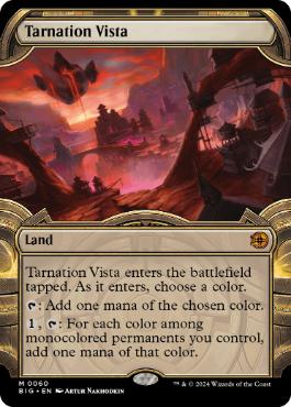 Tarnation Vista - Magic: The Gathering - BIG Near Mint Inglés