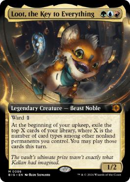 Loot, the Key to Everything - Magic: The Gathering - BIG Near Mint Inglés