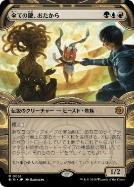 Loot, the Key to Everything - Magic: The Gathering - BIG Near Mint Japonés
