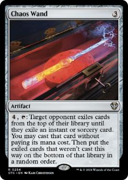 Chaos Wand - Magic: The Gathering - OTC Near Mint Inglés