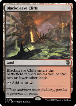 Blackcleave Cliffs - Magic: The Gathering - OTC Near Mint Inglés