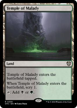Temple of Malady - Magic: The Gathering - OTC Near Mint Inglés