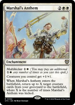 Marshal's Anthem - Magic: The Gathering - OTC Near Mint Inglés