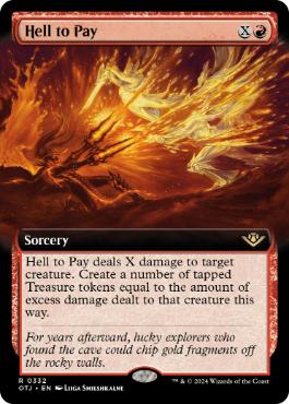 Hell to Pay - Magic: The Gathering - OTJ-BF Near Mint Inglés