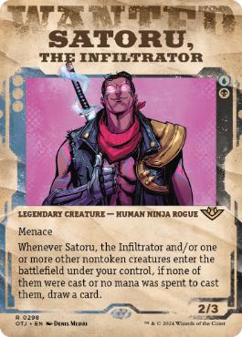 Satoru, the Infiltrator - Magic: The Gathering - OTJ-BF Near Mint Inglés