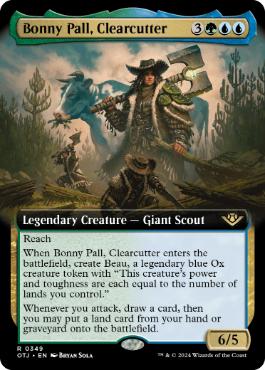 Bonny Pall, Clearcutter - Magic: The Gathering - OTJ-BF Near Mint Inglés