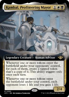 Kambal, Profiteering Mayor - Magic: The Gathering - OTJ-BF Near Mint Inglés