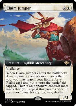 Claim Jumper - Magic: The Gathering - OTJ-BF Near Mint Inglés