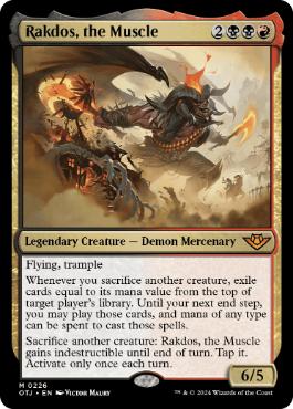 Rakdos, the Muscle - Magic: The Gathering - OTJ Near Mint Inglés