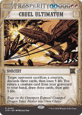Cruel Ultimatum - Magic: The Gathering - OTP Near Mint Inglés