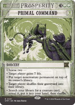 Primal Command - Magic: The Gathering - OTP Near Mint Inglés