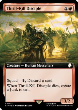 Thrill-Kill Disciple - Magic: The Gathering - PIP-BF Near Mint Inglés
