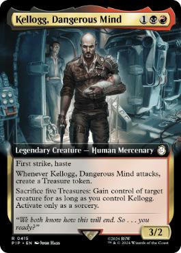 Kellogg, Dangerous Mind - Magic: The Gathering - PIP-BF Near Mint Inglés