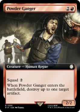 Powder Ganger - Magic: The Gathering - PIP-BF Near Mint Inglés