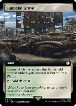 Sunpetal Grove - Magic: The Gathering - PIP-BF Near Mint Inglés