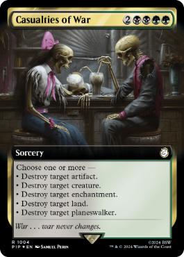 Casualties of War - Magic: The Gathering - PIP-BF Near Mint Inglés