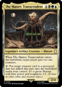 The Master, Transcendent - Magic: The Gathering - PIP Near Mint Inglés