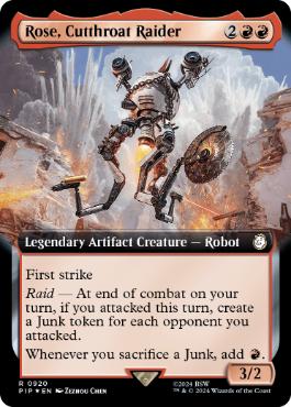 Rose, Cutthroat Raider - Magic: The Gathering - PIP-BF Near Mint Inglés