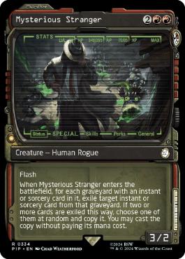 Mysterious Stranger - Magic: The Gathering - PIP-BF Near Mint Inglés