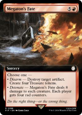 Megaton's Fate - Magic: The Gathering - PIP-BF Near Mint Inglés