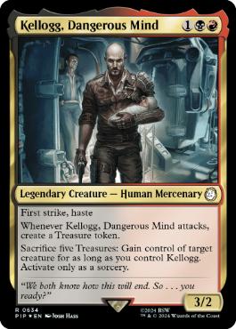 Kellogg, Dangerous Mind - Magic: The Gathering - PIP Near Mint Inglés